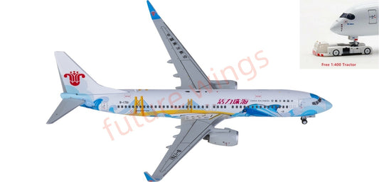 1:400 JC Wings XX40078 China Southern Airlines Boeing 737-800 B-1781 Aircraft Model+Free Tractor