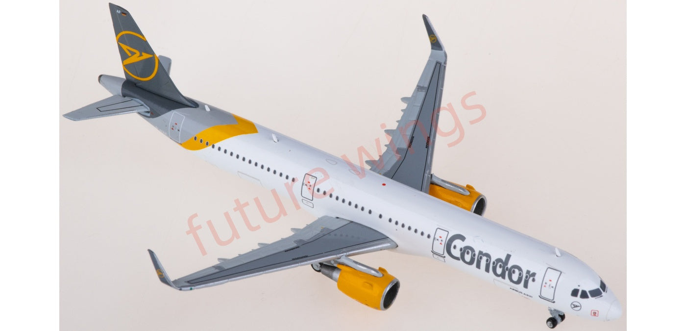 1:400 JC Wings XX4434 Condor Airbus A321 D-AIAF Aircraft Model+Free Tractor