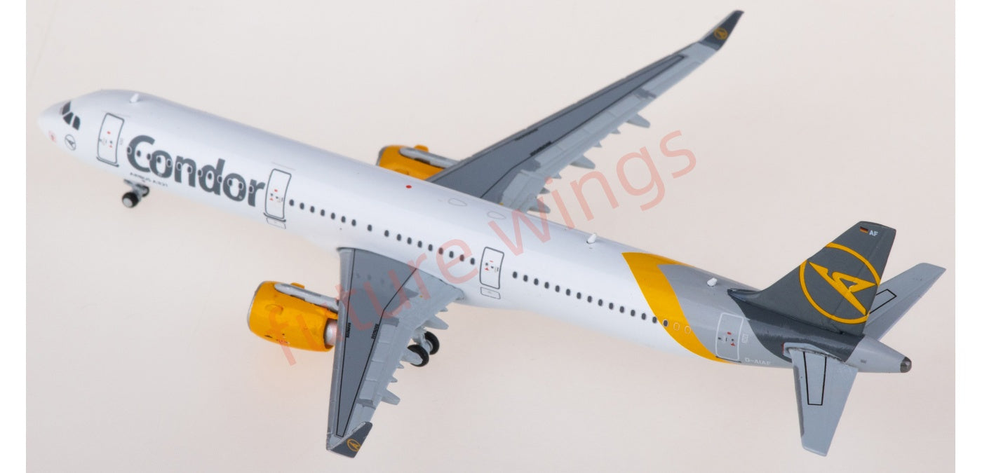 1:400 JC Wings XX4434 Condor Airbus A321 D-AIAF Aircraft Model+Free Tractor