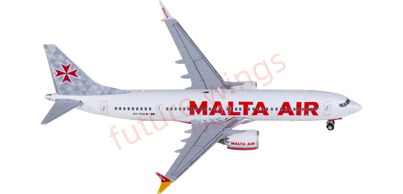 1:400 JC Wings XX40015 Malta Air Boeing 737 MAX 8 9H-VUA Aircraft Model+Free Tractor