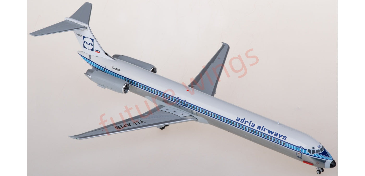 1:200 JC Wings LH2377 Adria McDonnell Douglas MD-82 YU-ANB Diecast Model With Stand