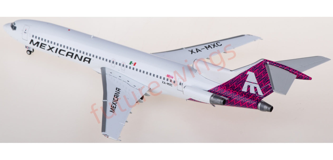 1:200 JC Wings LH2394 Mexicana Boeing 727-200 XA-MXC Diecast Model With Stand