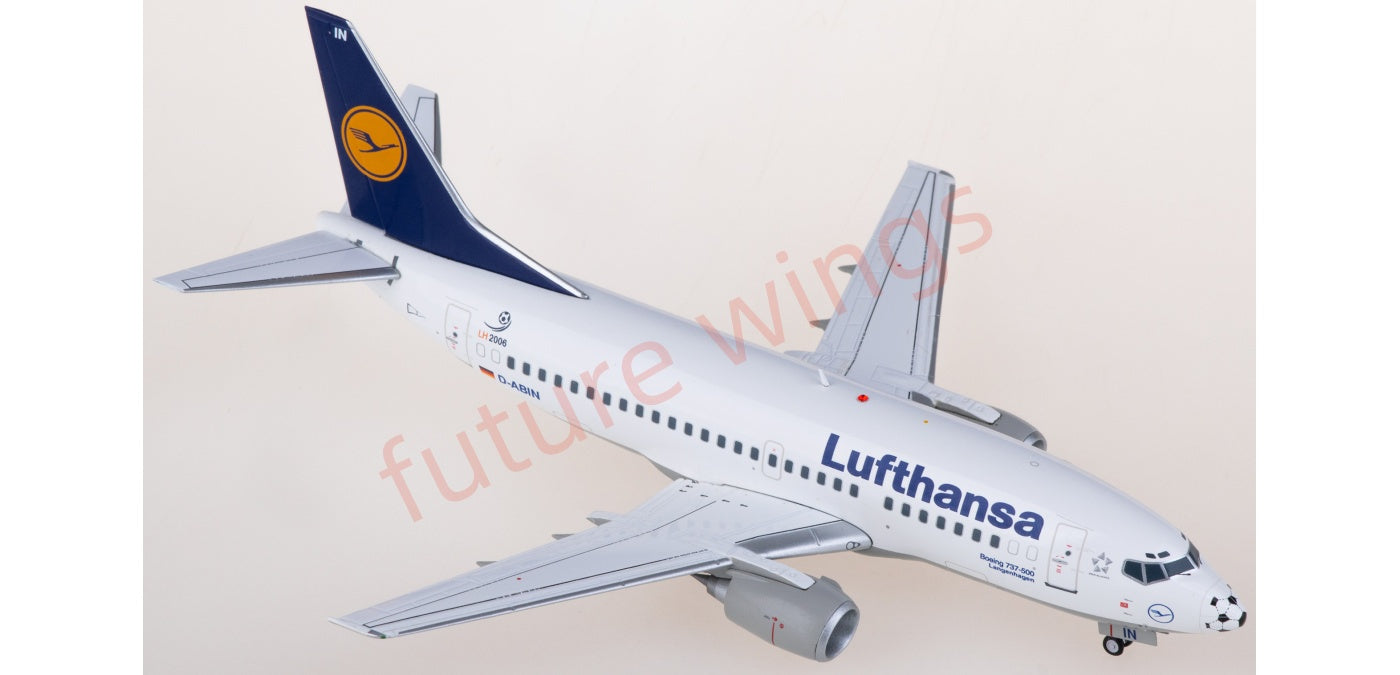1:200 JC Wings XX2381 Lufthansa Airlines Boeing 737-500 D-ABIN Diecast Model With Stand