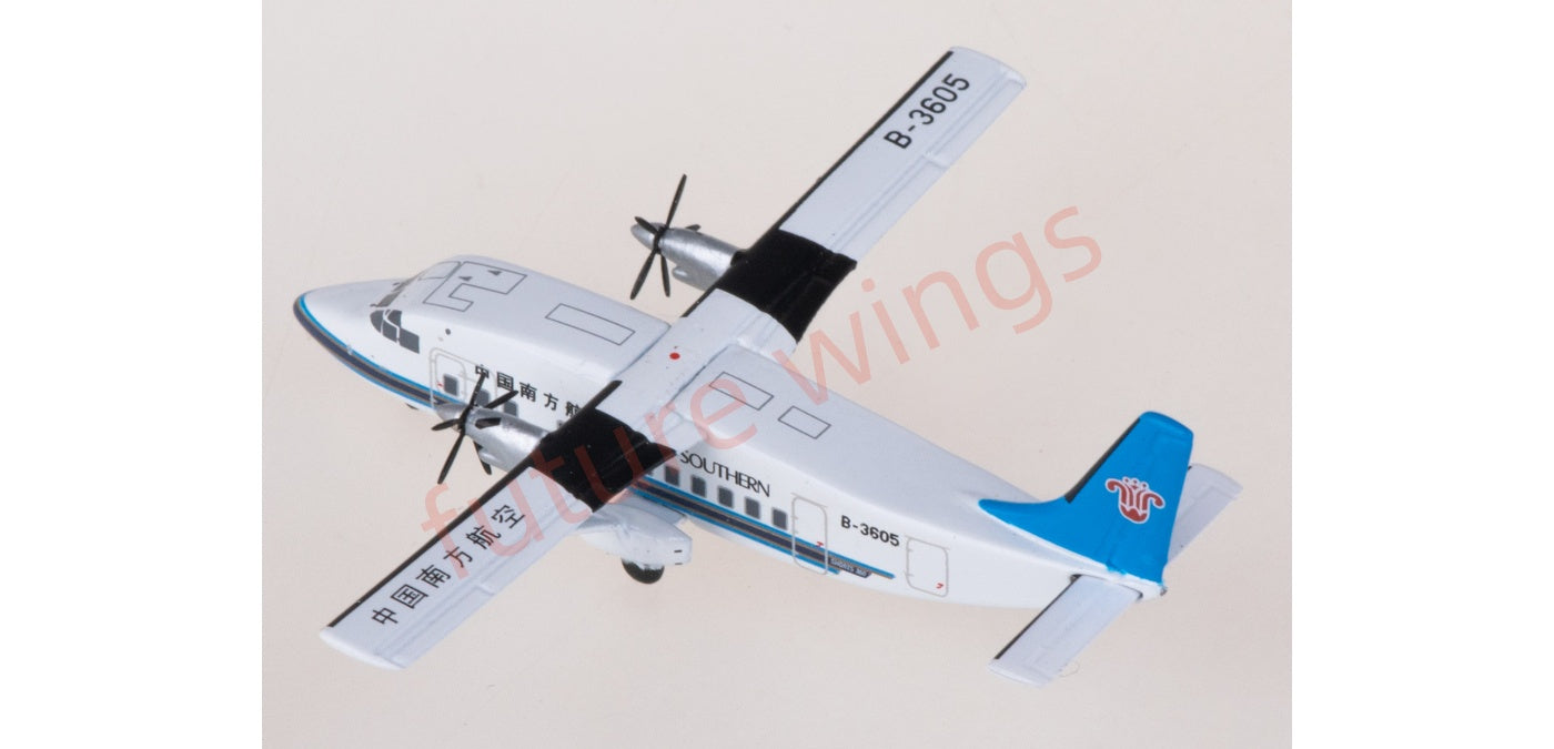 1:400 Yu ModeL YU36002 China Southern Airlines Shorts 360 B-3605 Aircraft Model+Free Tractor
