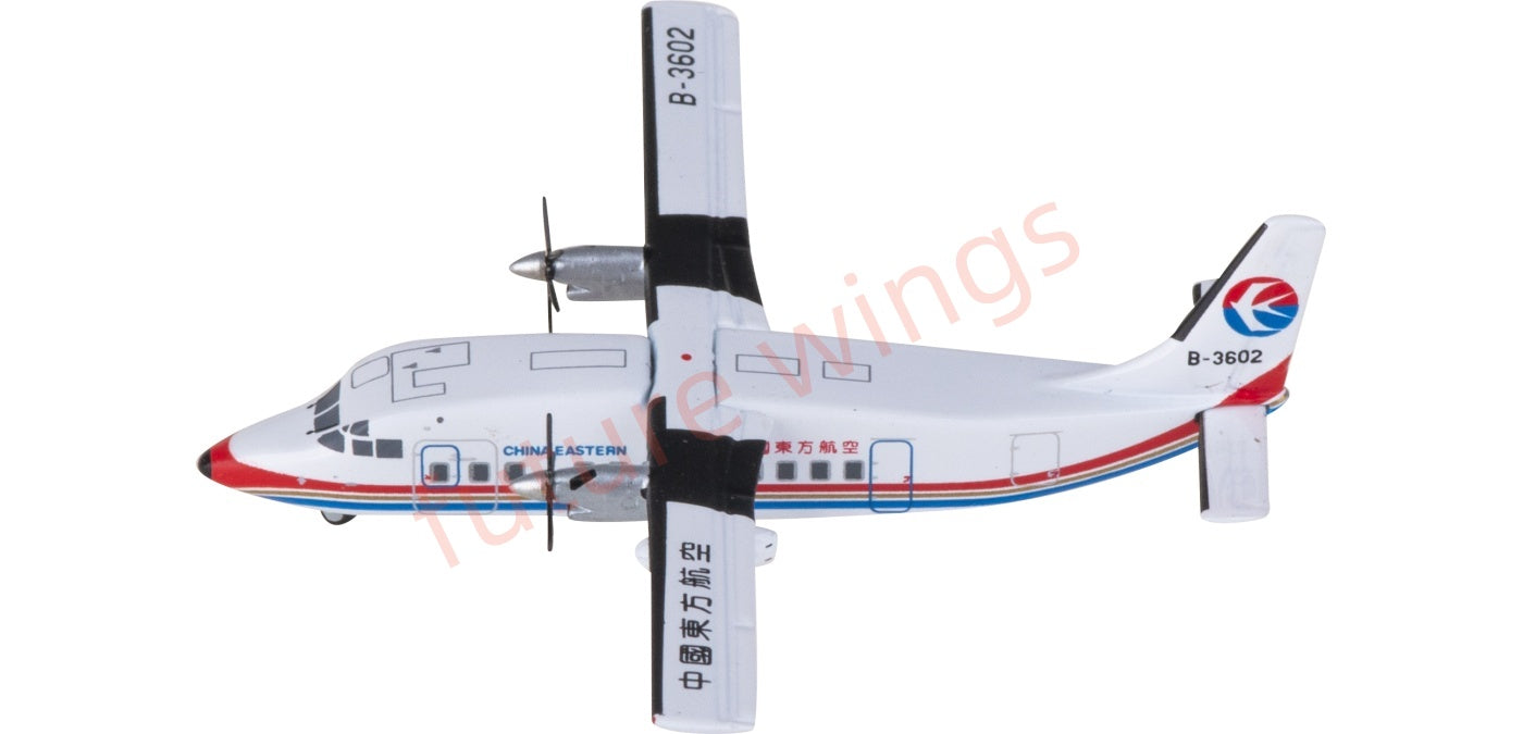 1:400 Yu ModeL YU36001 China Eastern Airlines Shorts 360 B-3602 Aircraft Model+Free Tractor