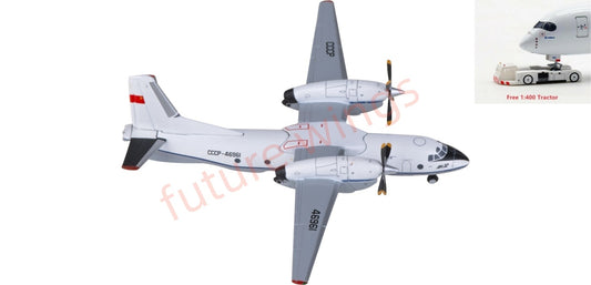 1:400 JC Wings LH4330 Aeroflot Antonov AN-32 CCCP-46961 Aircraft Model+Free Tractor