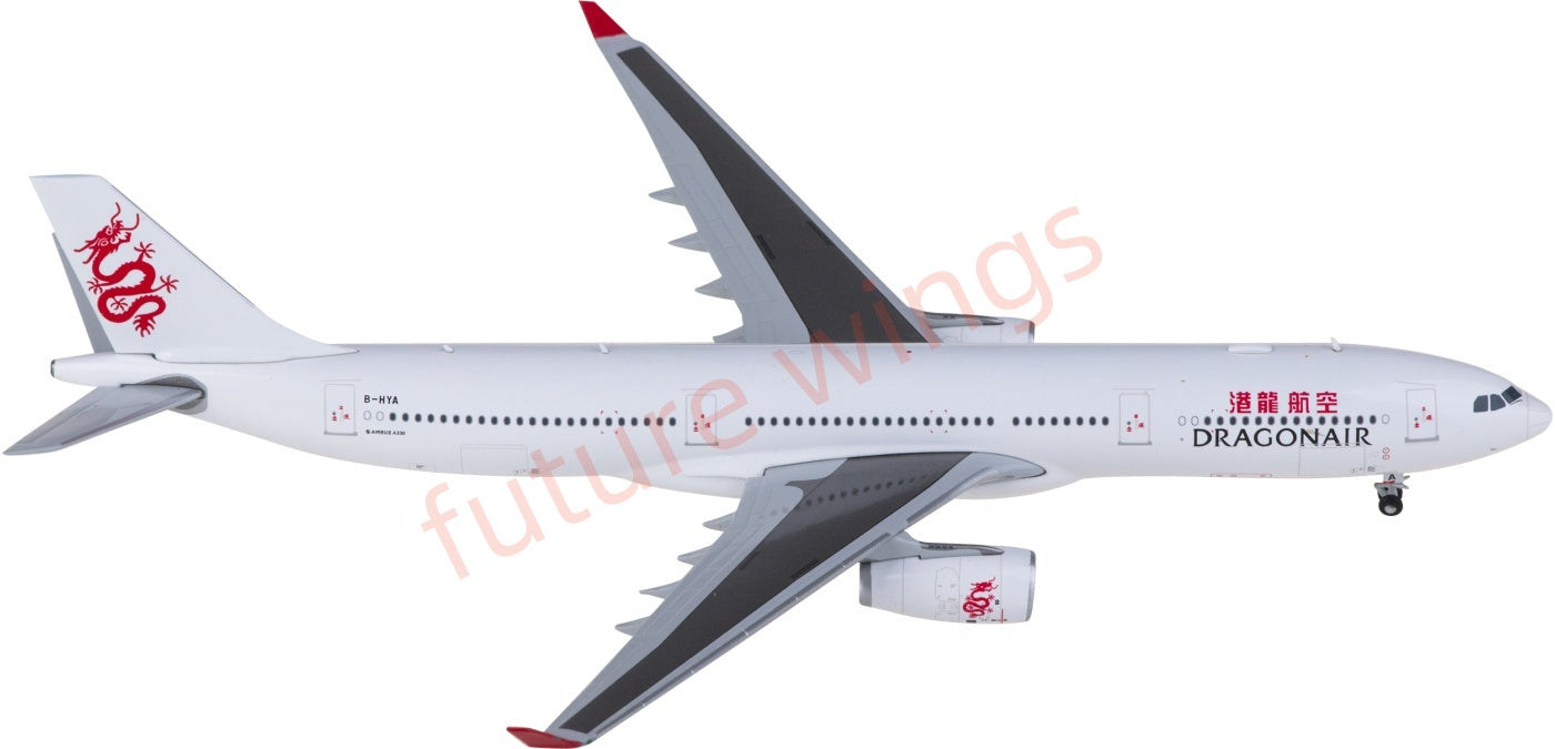 1:400 JC Wings EW4333007 Dragonair Airbus A330-300 B-HYA Aircraft Model+Free Tractor