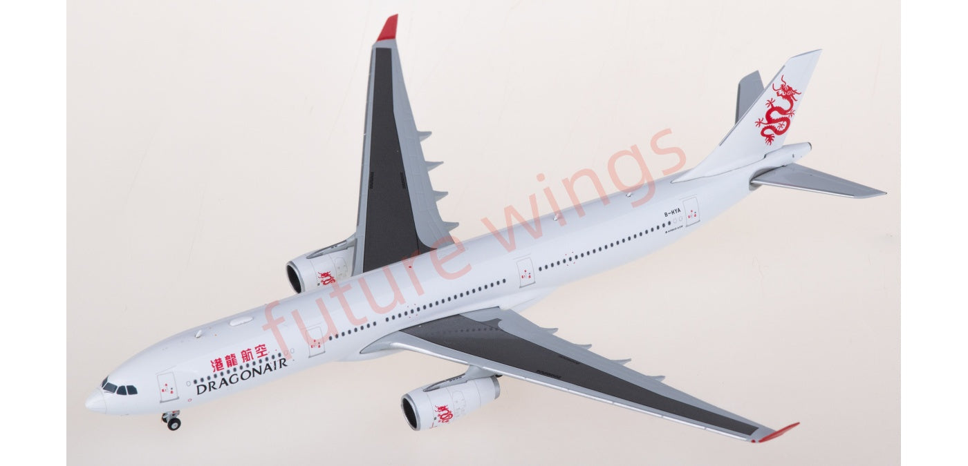 1:400 JC Wings EW4333007 Dragonair Airbus A330-300 B-HYA Aircraft Model+Free Tractor