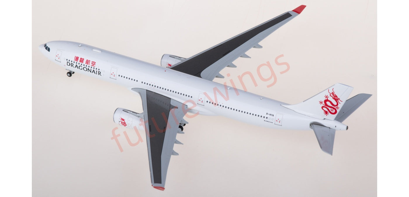 1:400 JC Wings EW4333007 Dragonair Airbus A330-300 B-HYA Aircraft Model+Free Tractor