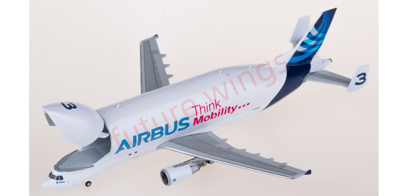 1:400 JC Wings LH4380C Airbus A300-600ST F-GSTC Beluga #3 Aircraft Model+Free Tractor
