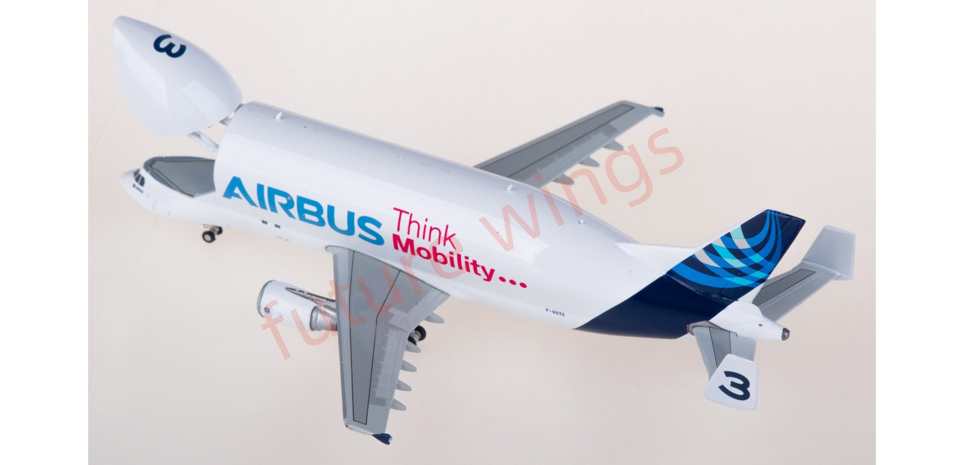 1:400 JC Wings LH4380C Airbus A300-600ST F-GSTC Beluga #3 Aircraft Model+Free Tractor