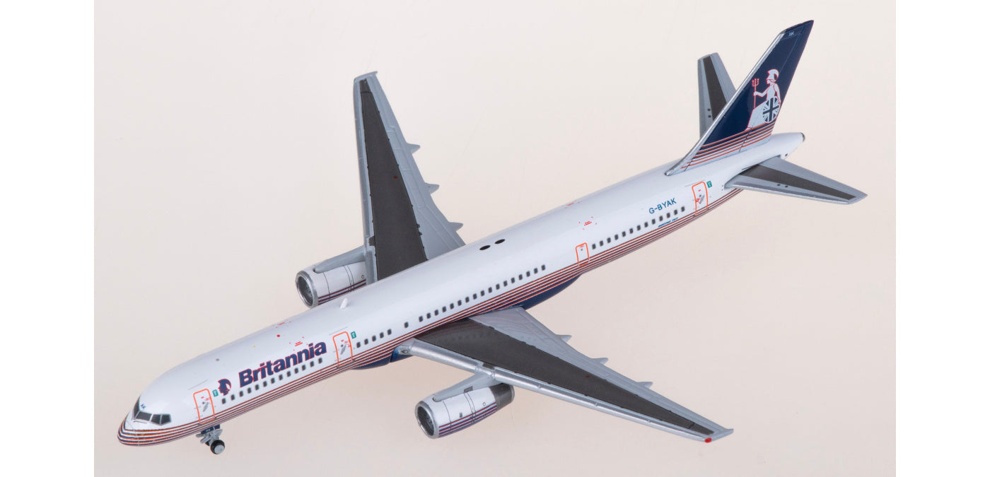 1:400 JC Wings XX4274 Britannia Boeing 757-200 G-BYAK Aircraft Model+Free Tractor