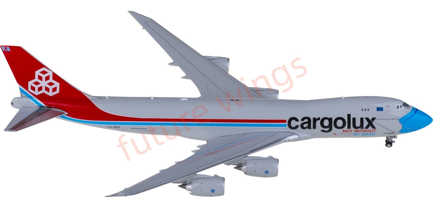 1:400 JC Wings XX40152 Cargolux Boeing 747-8F LX-VCF Aircraft Model+Free Tractor