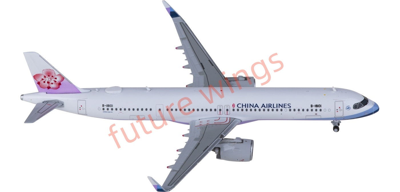 1:400 JC Wings XX40035 China Airlines Airbus A321neo B-18101 Aircraft Model+Free Tractor