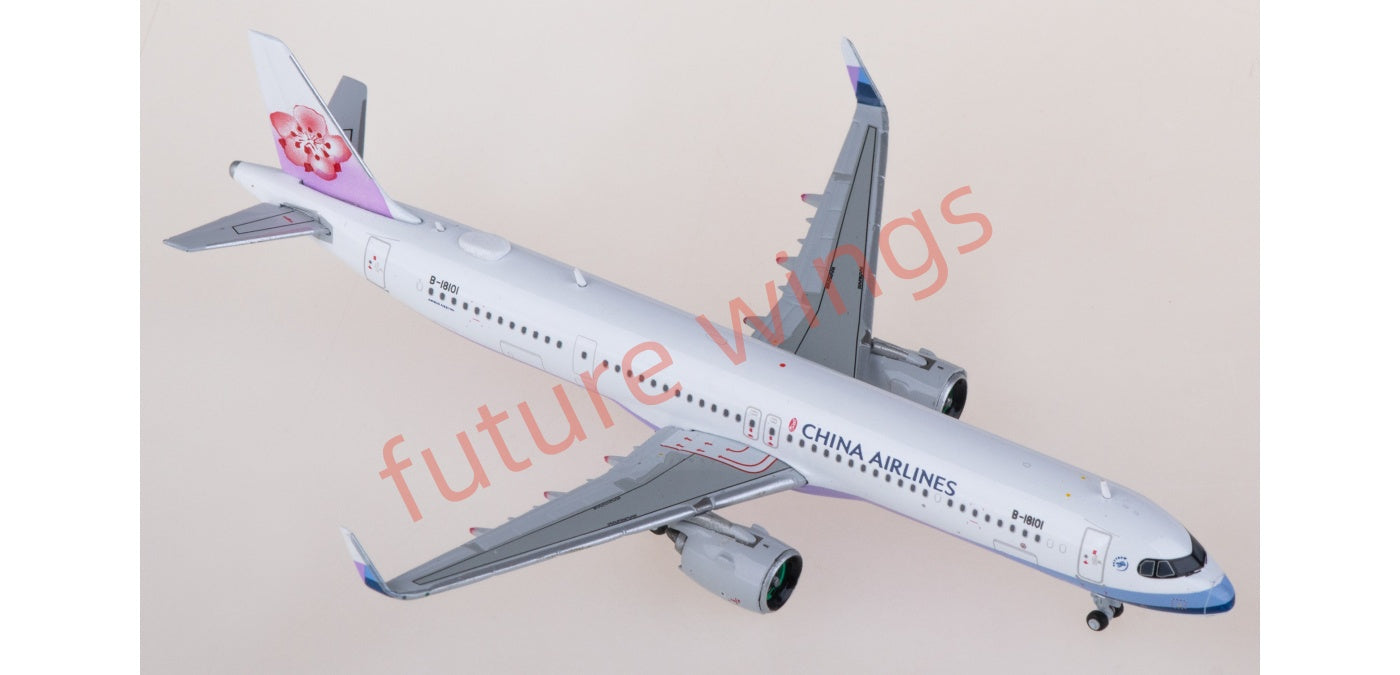 1:400 JC Wings XX40035 China Airlines Airbus A321neo B-18101 Aircraft Model+Free Tractor