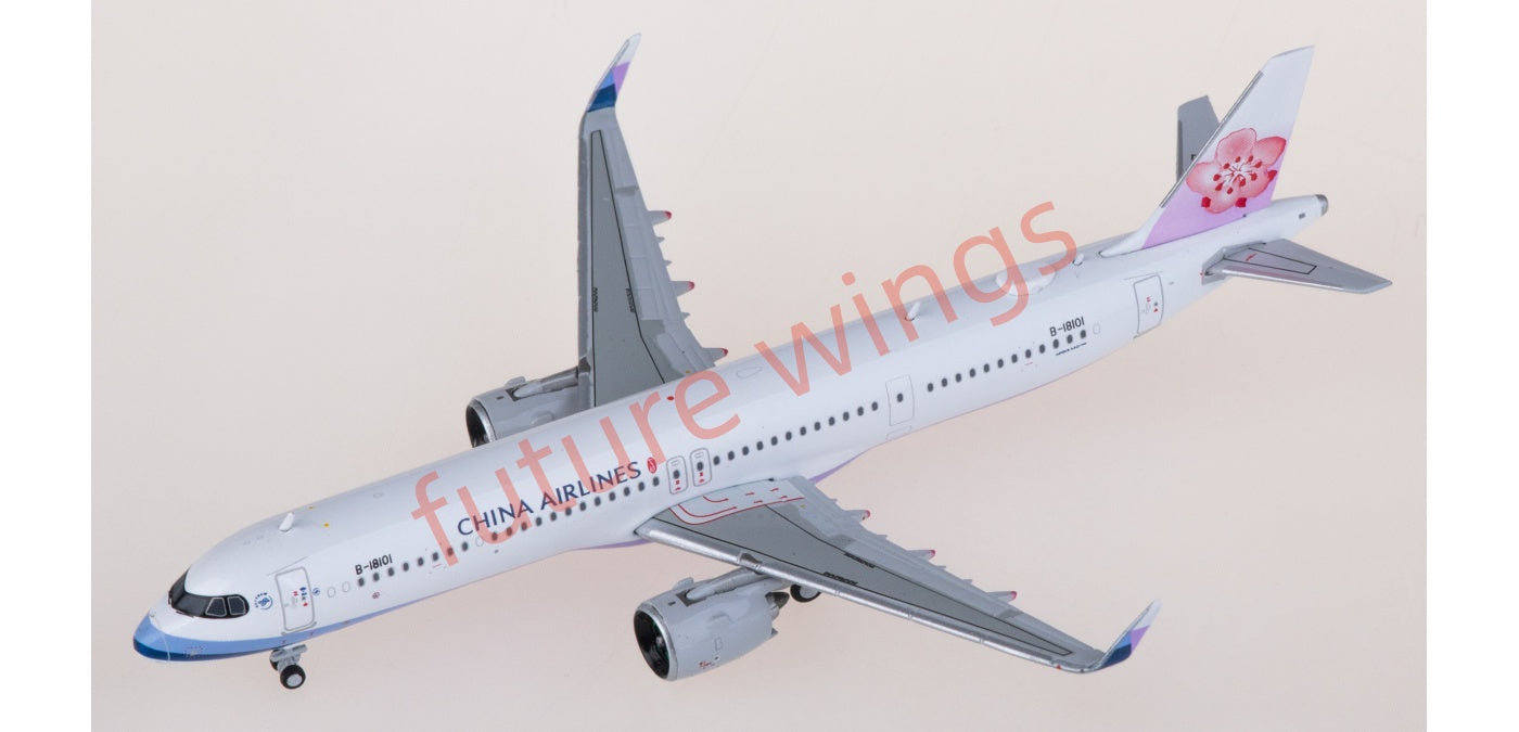 1:400 JC Wings XX40035 China Airlines Airbus A321neo B-18101 Aircraft Model+Free Tractor