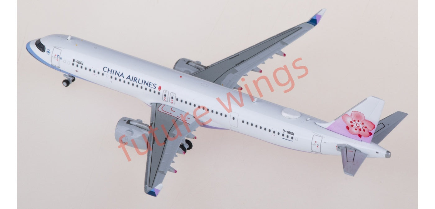 1:400 JC Wings XX40035 China Airlines Airbus A321neo B-18101 Aircraft Model+Free Tractor