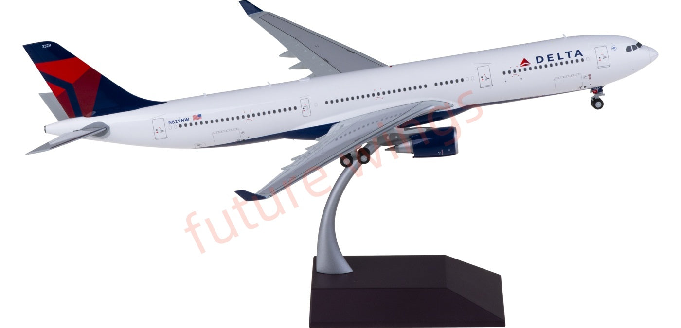 1:200 Geminijets G2DAL1119 Delta Air Lines Airbus A330-300 N829NW Diecast Aircraft Model