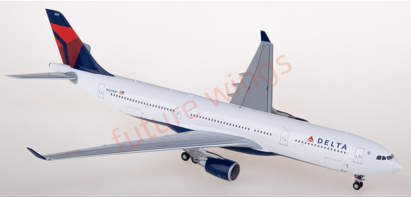 1:200 Geminijets G2DAL1119 Delta Air Lines Airbus A330-300 N829NW Diecast Aircraft Model