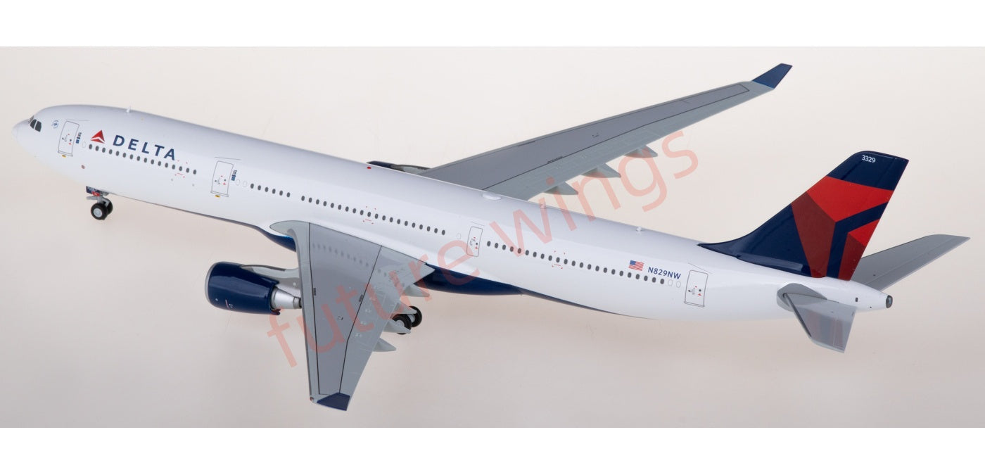 1:200 Geminijets G2DAL1119 Delta Air Lines Airbus A330-300 N829NW Diecast Aircraft Model