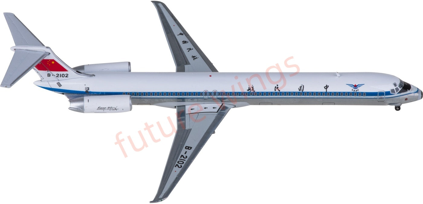 1:400 JC Wings XX40112 CAAC McDonnell Douglas MD-82 B-2102 Aircraft Model+Free Tractor
