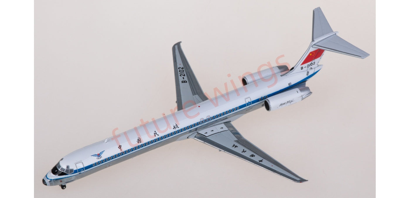 1:400 JC Wings XX40112 CAAC McDonnell Douglas MD-82 B-2102 Aircraft Model+Free Tractor