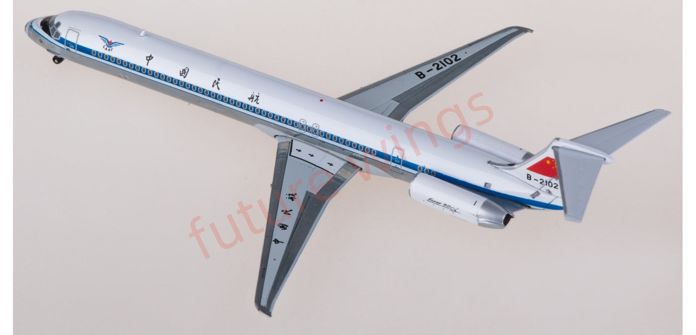 1:400 JC Wings XX40112 CAAC McDonnell Douglas MD-82 B-2102 Aircraft Model+Free Tractor