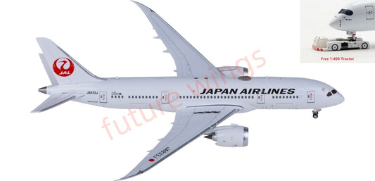 1:400 JC Wings SA4002 Japan Airlines Boeing 787-8 Dreamliner JA833J Aircraft Model+Free Tractor