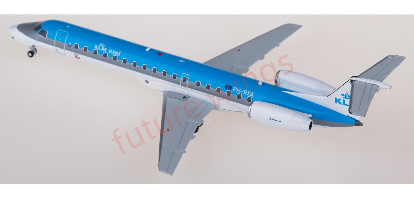 1:200 JC Wings XX20134 KLM Embraer ERJ-145 PH-RXA Diecast Model With Stand
