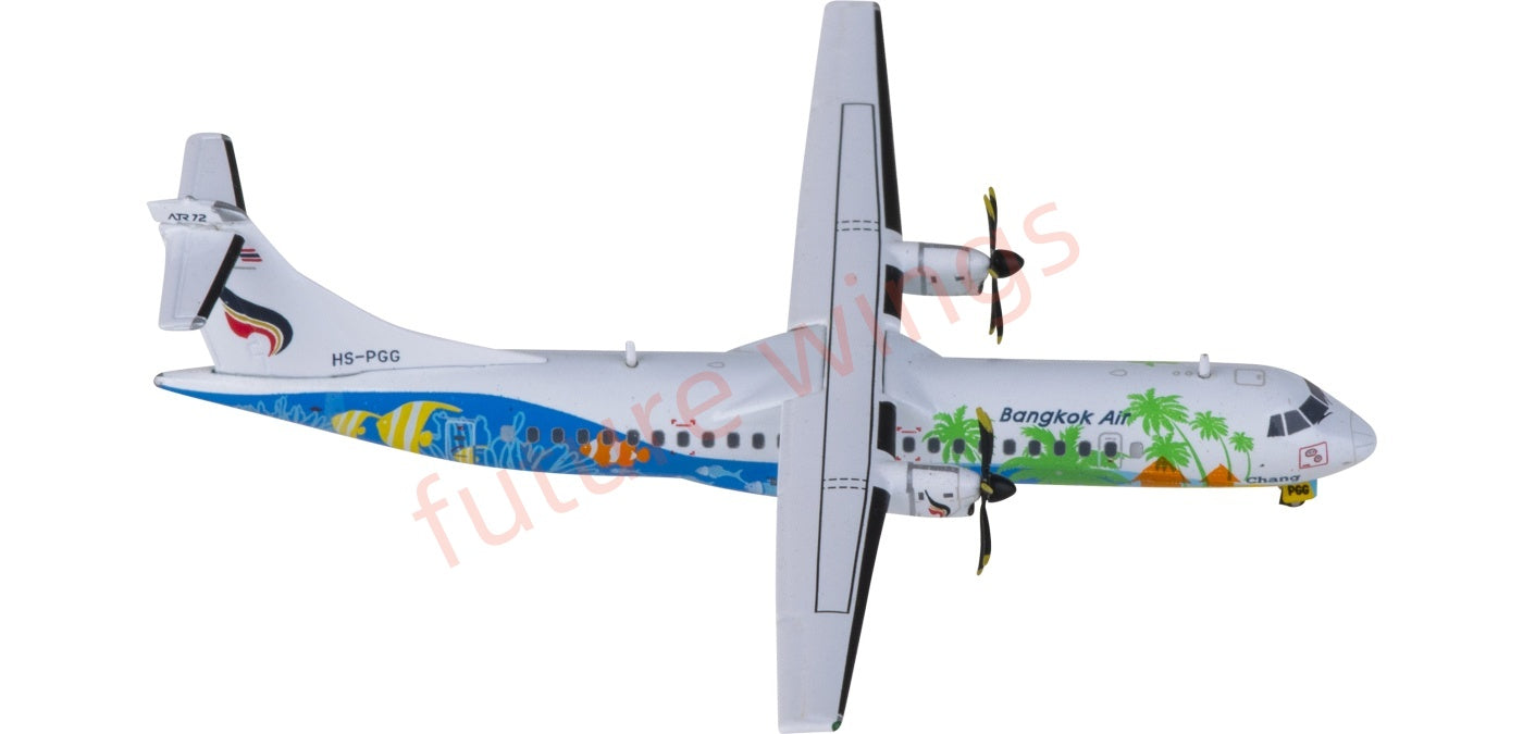 1:400 JC Wings XX4880 Bangkok Airways ATR-72-500 HS-PGG Aircraft Model+Free Tractor