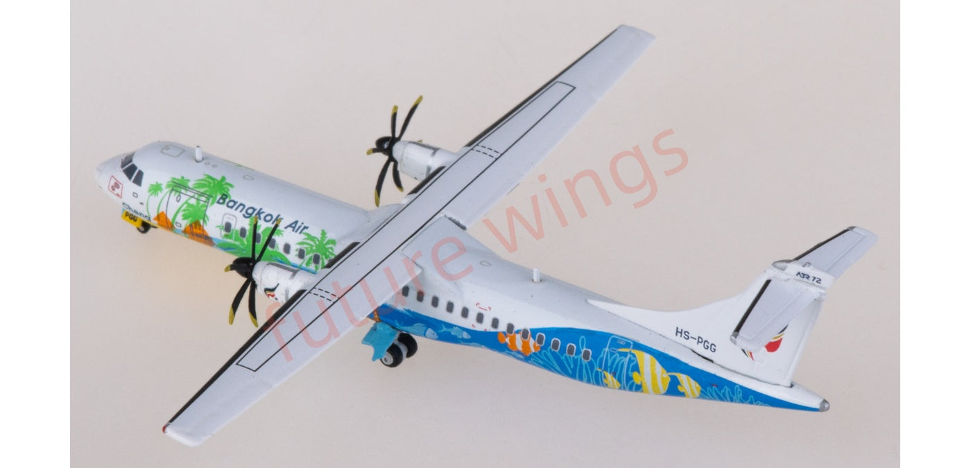 1:400 JC Wings XX4880 Bangkok Airways ATR-72-500 HS-PGG Aircraft Model+Free Tractor