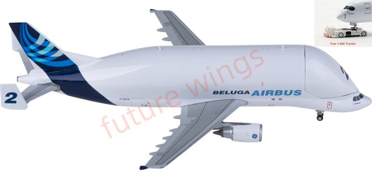 1:400 JC Wings LH4379C Airbus A300-600ST Beluga #2 F-GSTB Aircraft Model+Free Tractor