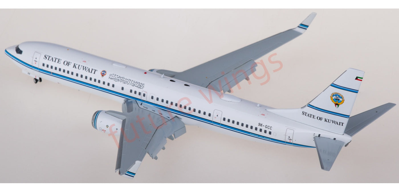 1:200 JC Wings XX20232A State Of Kuwait Boeing 737-900ER 9K-GCC"Flaps Down"Diecast Model With Stand