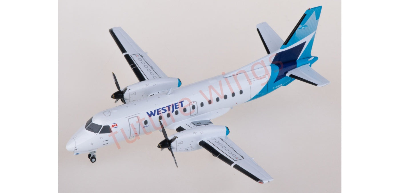 1:200 Geminijets G2WJA1245 WestJet Saab 340B C-GOIA Diecast Aircraft Model
