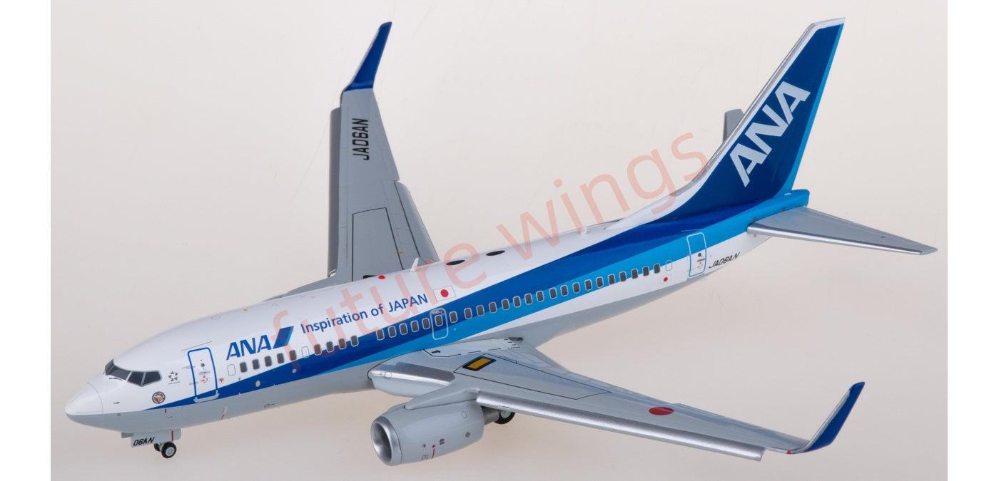 1:200 JC Wings EW2737008A ANA Boeing 737-700 JA06AN "Flaps Down"Diecast Model With Stand