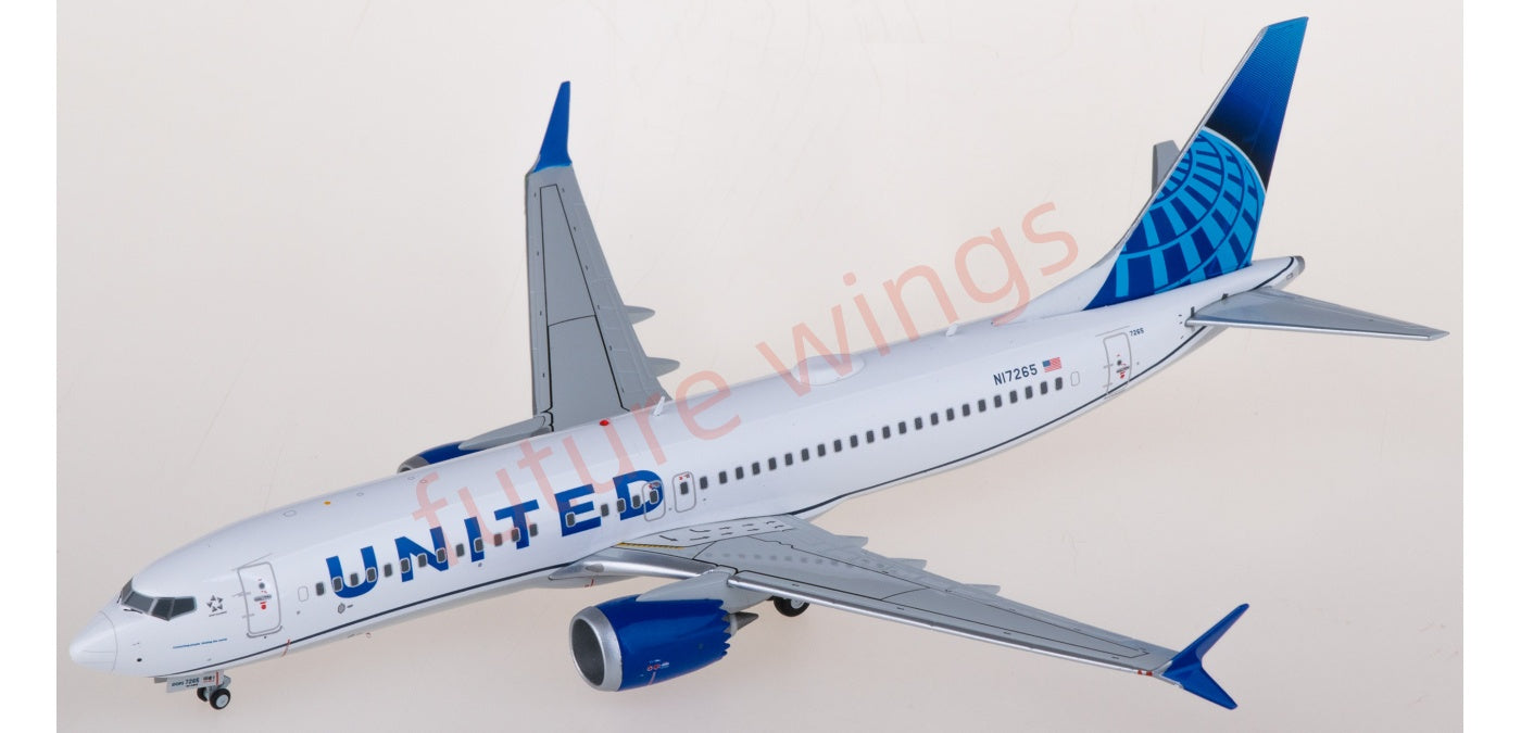1:200 Geminijets G2UAL1255 United Airlines Boeing 737 MAX 8 N17265 Diecast Aircraft Model