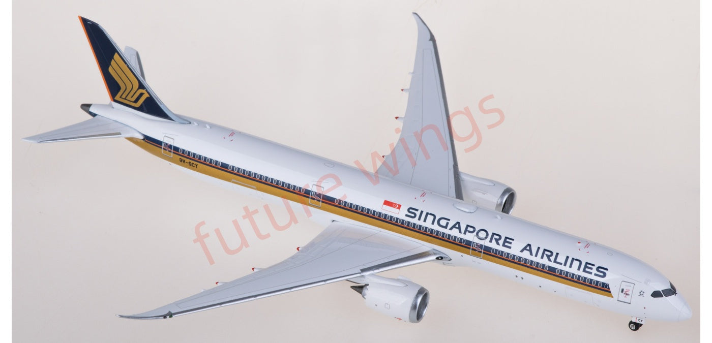 1:400 Phoenix PH04605 Singapore Airlines Boeing 787-10 9V-SCY Aircraft Model+Free Tractor