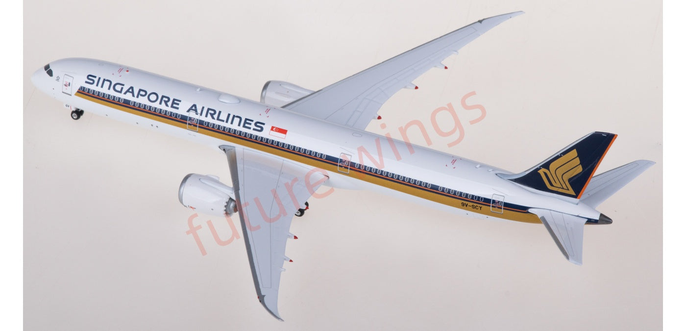 1:400 Phoenix PH04605 Singapore Airlines Boeing 787-10 9V-SCY Aircraft Model+Free Tractor