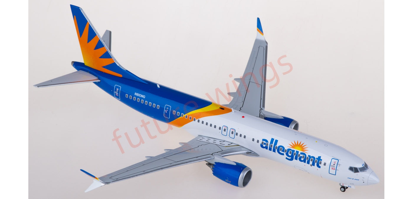 1:200 Geminijets G2AAY1328 Allegiant Boeing 737 MAX 8 N810MG Diecast Aircraft Model