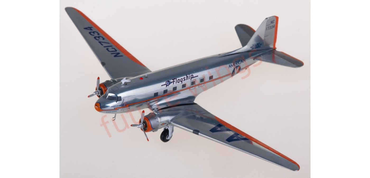 1:200 JC Wings XX2383 American Airlines Douglas DC-3 NC17334 Diecast Aircraft Model