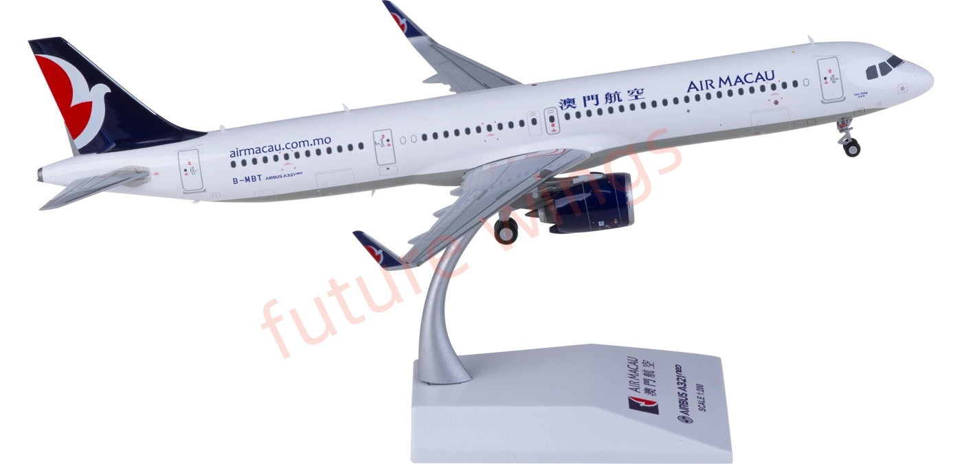 1:200 JC Wings XX20135 Air Macau Airbus A321neo B-MBT Diecast Aircraft Model