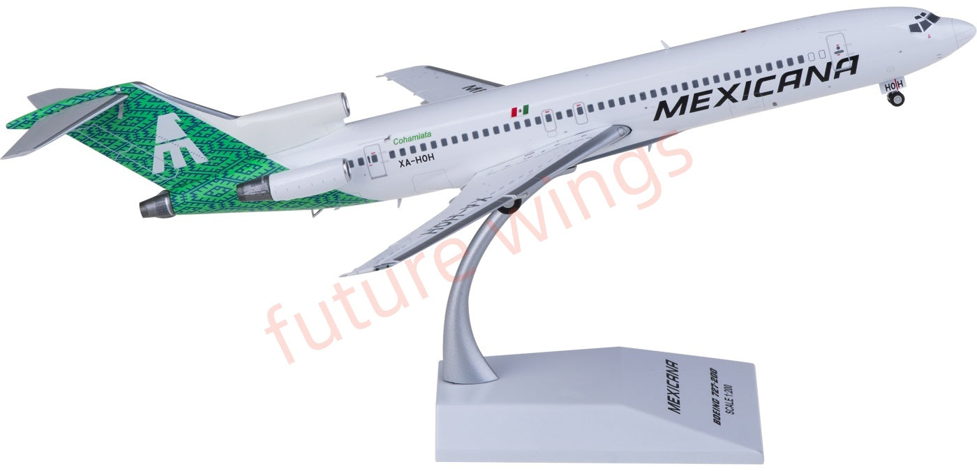 1:200 JC Wings LH2390 Mexicana Boeing 727-200 XA-HOH Diecast Aircraft Model