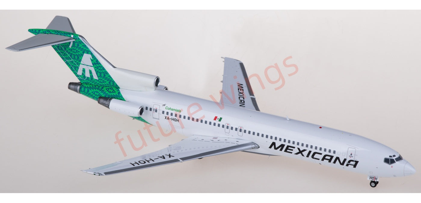 1:200 JC Wings LH2390 Mexicana Boeing 727-200 XA-HOH Diecast Aircraft Model