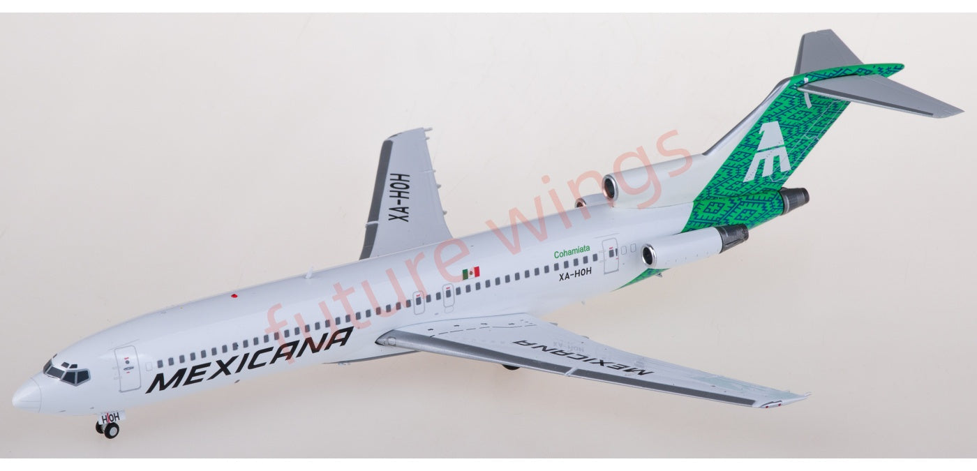 1:200 JC Wings LH2390 Mexicana Boeing 727-200 XA-HOH Diecast Aircraft Model
