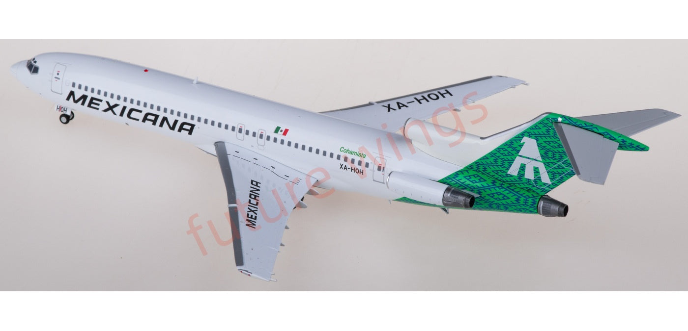 1:200 JC Wings LH2390 Mexicana Boeing 727-200 XA-HOH Diecast Aircraft Model