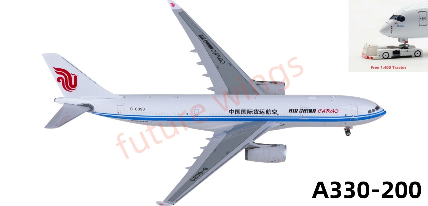 1:400 Phoenix PH11941 Air China Cargo Airbus A330-200 B-6090 Aircraft Model+Free Tractor