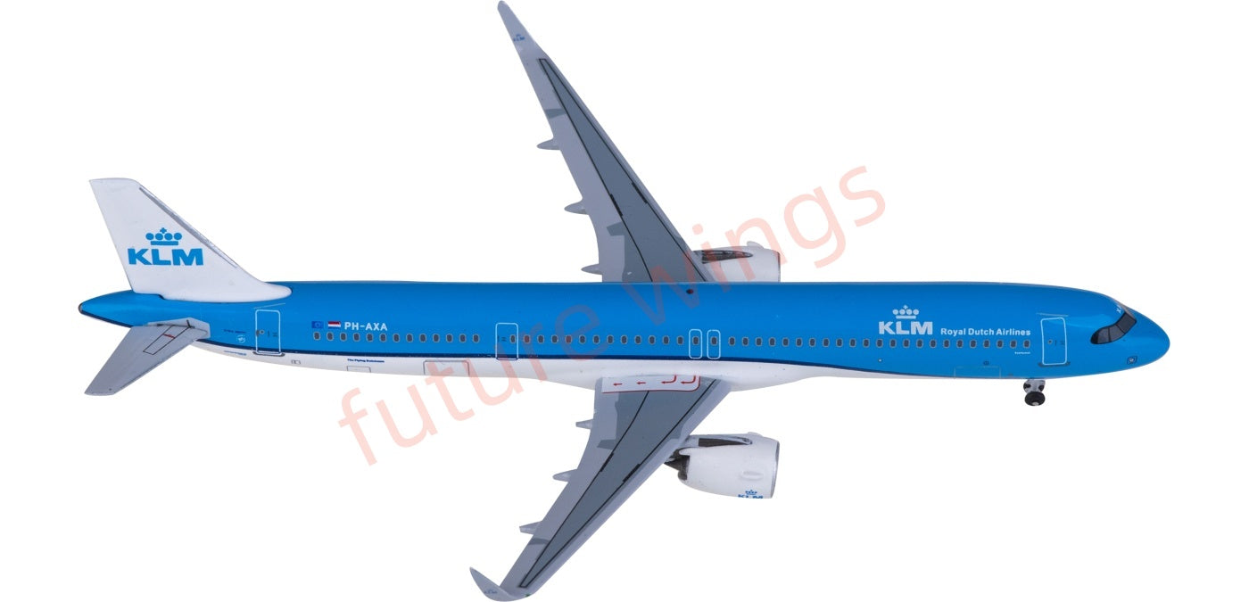 1:400 AeroClassics AC411206 KLM Airbus A321neo PH-AXA Aircraft Model+Free Tractor