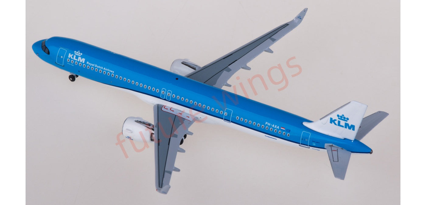 1:400 AeroClassics AC411206 KLM Airbus A321neo PH-AXA Aircraft Model+Free Tractor