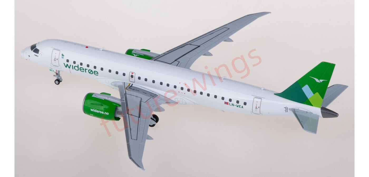 1:200 Geminijets G2WIF1232 Wideroe Embraer ERJ-190-E2 LN-WEA Diecast Aircraft Model