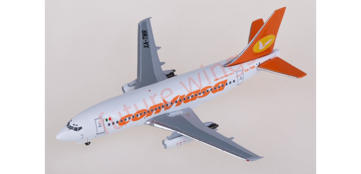 1:400 AeroClassics AC411370 Conviasa Boeing 737-200 XA-TWR Aircraft Model+Free Tractor